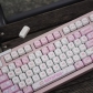 Pink Kitten 104+36 MOA Profile Keycap Set Cherry MX PBT Dye-subbed for Mechanical Gaming Keyboard